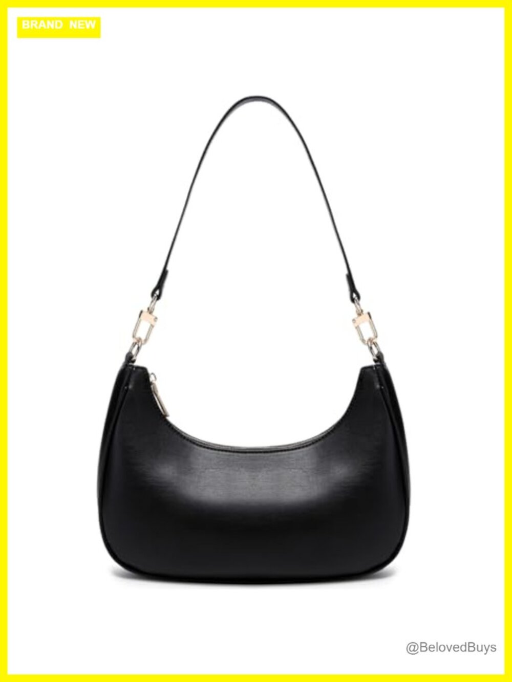 Womens PU Leather Hobo Shoulder Bag Lightweight Underarm Purse